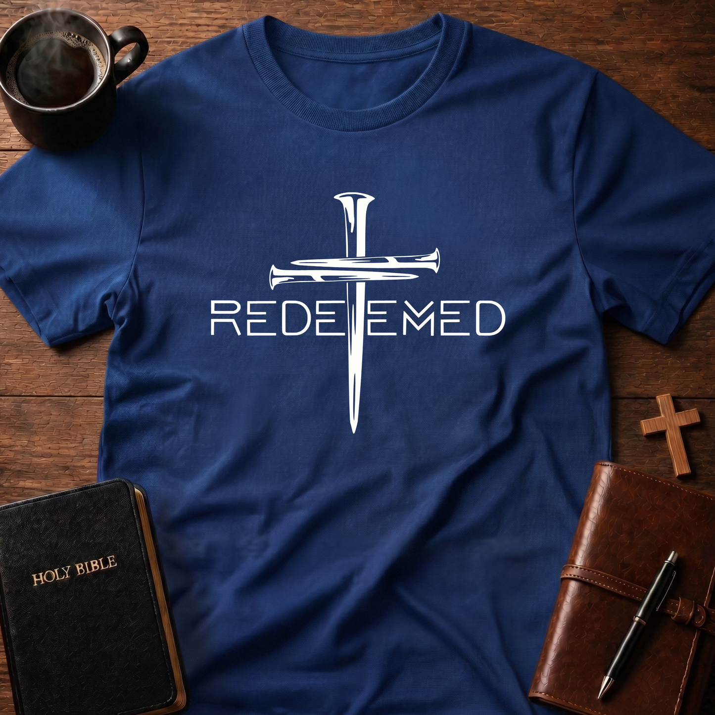 Redeemed Nail Cross T-Shirt