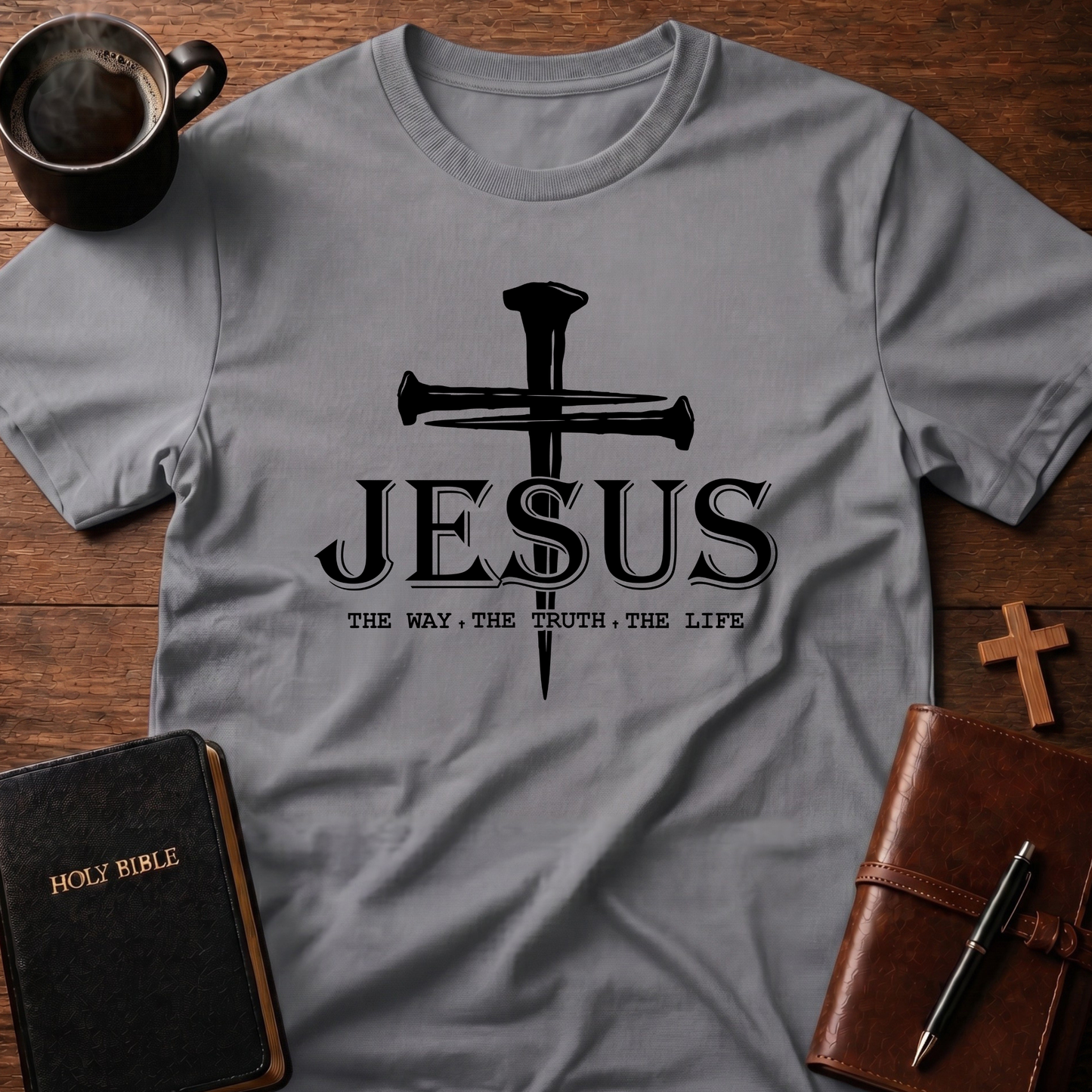 Jesus Nails The Way The Truth The Life T-Shirt