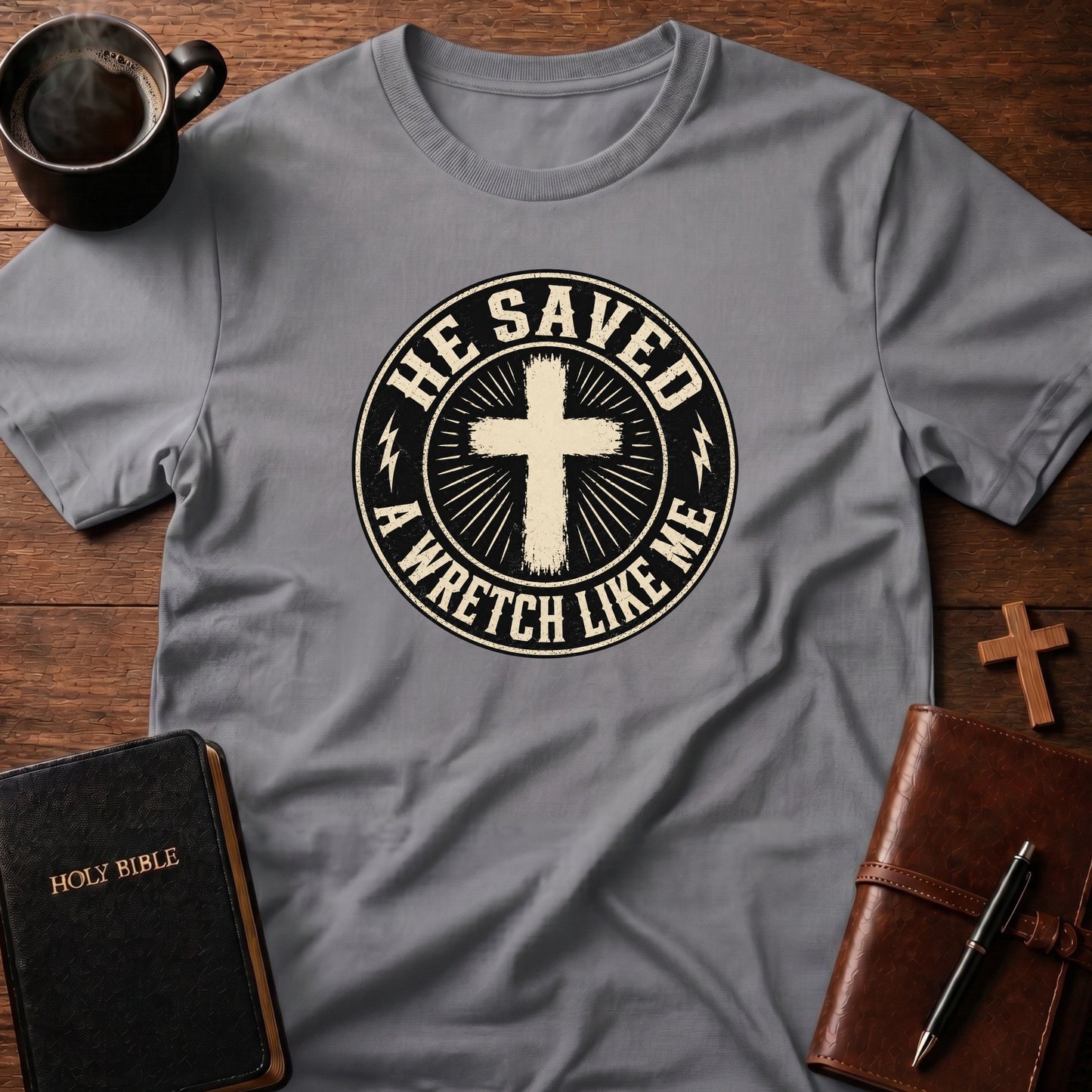 He Saved Wretch Circle T-Shirt