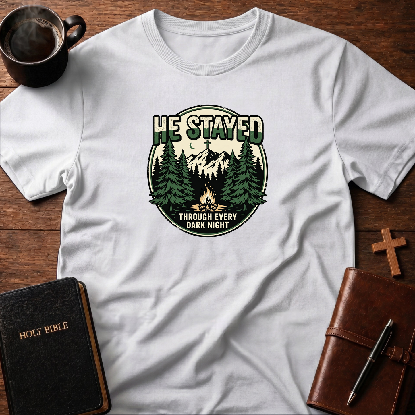 He Stayed Trees T-Shirt