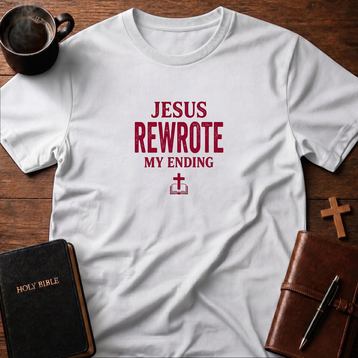 Jesus Rewrote End T-Shirt