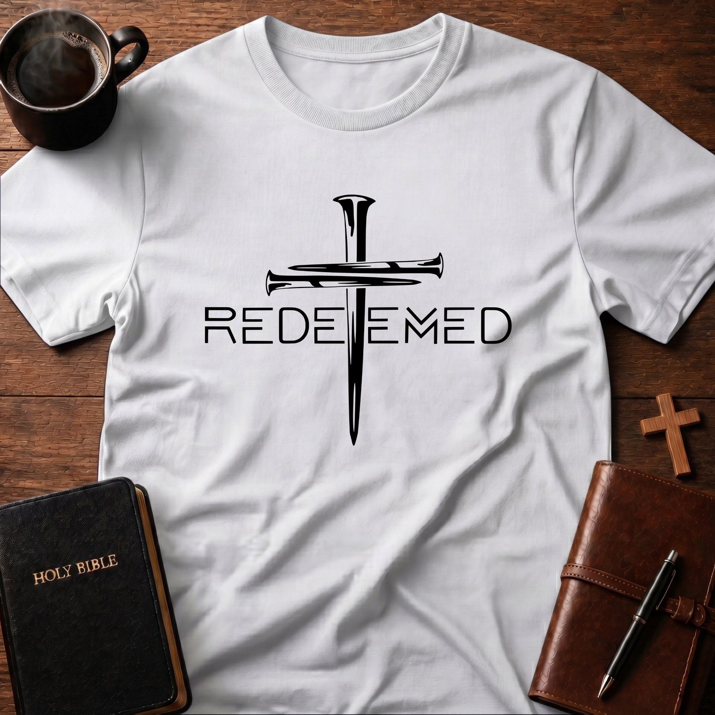Redeemed Nail Cross T-Shirt